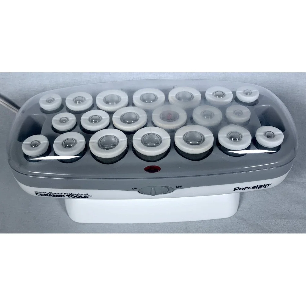 Jilbere Conair Professional Ceramic Porcelain Hot Rollers 20 Piece Tested